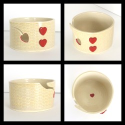 Yarn Bowl - Small Red Heart