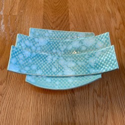 Slab Strips Dish (Turquoise)