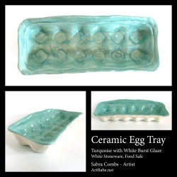 Egg Tray - Turquoise